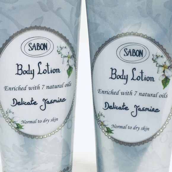 2x SABON Body Lotion (Retail Total $46 ($23x2)) Delicate Jasmine 50ml 1.66Fl oz - Picture 2 of 7